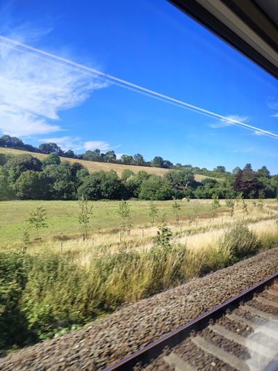 Moment from the journey to Exeter